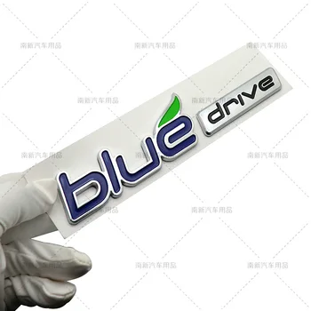 1Pcs ABS 3D Blue Ratai Logotipas Ženklelis Automobilių Galinis Kamieno Lipdukas Automobilio Stilius, Skirti 