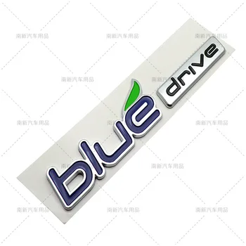 1Pcs ABS 3D Blue Ratai Logotipas Ženklelis Automobilių Galinis Kamieno Lipdukas Automobilio Stilius, Skirti 