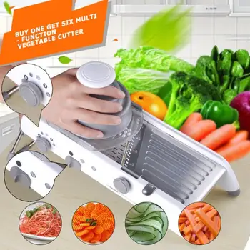 8 in 1 Multi-funkcija Daržovių Cutter Virtuvės Reikmenys Mandoline Slicer Daržovių Peilis Bulvių, Morkų Cutter Virtuvės Įrankis