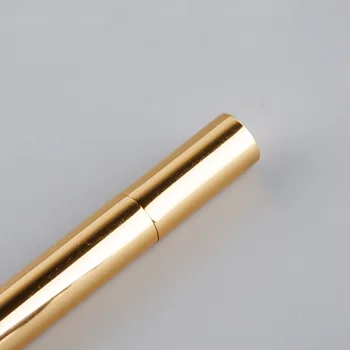 50PCS 3 ML Aukso/Sidabro Aliuminio Dial-Up Pen Tuščias Apvalus suraityti Pen, Kosmetikos Konteinerių Pen likviduoti Pen Aukštos Klasės DIY Įrankis