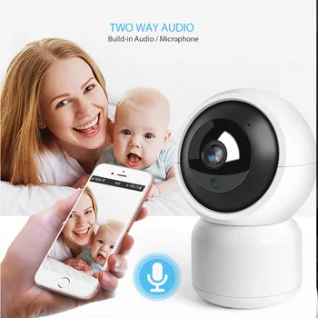Mini Kamera 1080P HD IP vaizdo Kamera WIFI Smart Home Security Camera Kūdikio stebėjimo VAIZDO Kameros Tuya Smart APP Naktinio Matymo P2P