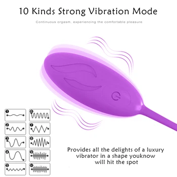 Nešiojami Vibratorius Moterims Belaidžio Nuotolinio Valdymo Vibruojantis Kiaušinis Galingas Sekso Žaislai Moterims, G Spot Klitorio Stimuliatorius Sekso Kiaušinių