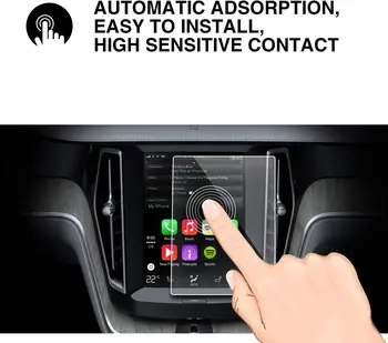 8.7 Colių Volvo XC60 Sensus 2018 2019 Aišku, Grūdintas Stiklas, Automobilių Navigacijos LCD Touch Screen Protector Ekrano Plėvelės Raštas