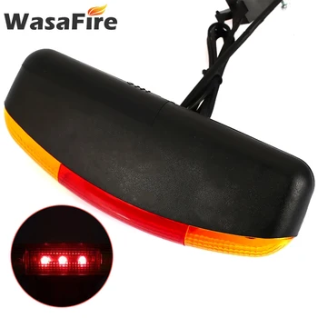 WasaFire 7 LED Dviračių Posūkio Signalo Lemputė su Ragų MTB Priekiniai Galiniai Žibintai Dviračių Krypties Dviračių Stabdžių Žibintai užpakalinis žibintas Žibintas