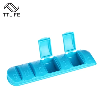 TTLIFE 2 In 1 Nešiojamų 600ML Plastiko Uždaromos nepralaidžiose Vandens Butelis Kasdien Tablečių Dėžutė Organizatorius Lauko Drinkware Su Dangteliu