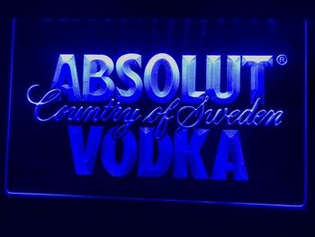 A025 Absolut Vodka Šalies Švedijos Alaus LED Neon Light Pasirašyti