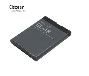 Ciszean 5VNT/DAUG BL-4B 700mAh Išmaniųjų Telefonų 