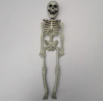 Helovinas kaukolės kaulai Poseable Visą Gyvenimą Dydžio Žmogaus Skeletas Helovinas Apdailos Šalies Prop 40CM