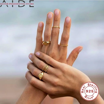 AIDE 2020 Naujų Prabangių Papuošalų 925 Sterlingas Sidabro Žiedai Moterims Turo Aštuonių-Pažymėjo Star Diamond Ring Anel Masculino