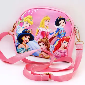 Disney princesė vaikų pu krepšys peties animacinių filmų mergina krepšys 