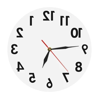 Atgal Kvarcinis Laikrodis Modernus Dizainas Atvirkštinio Sieninis Laikrodis Kūrybos Menas, Sienų Dekoras Laikrodis Dekoratyvinis Namų Sieniniai Laikrodžiai