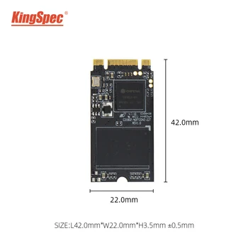 KingSpec m.2 2242 sata 2tb 64gb ssd 128gb 2242mm SSD M2 NGFF 256 gb 512 gb 1 TB vidaus ssd Nešiojamojo KOMPIUTERIO