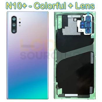 Baterijos Dangtelis Skirtas Samsung Note 10 N970 Dangtis Korpuso Galinis Atveju Samsung Note 10+ plius N975 Galinį Dangtelį Pakeisti Pusės Raktas / Objektyvas