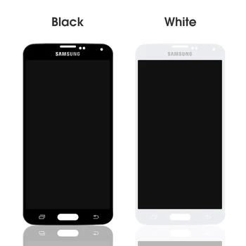 Bandymo LCD Samsung Galaxy 4G S5 i9600 G900 G900M G900F Lcd Ekranas Jutiklinis Ekranas skaitmeninis keitiklis Asamblėja