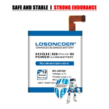 LOSONCOER 2300mAh MC-265360 Polimero Ličio Baterija Amazon Kindle 4 5 6 515-1058-01 D01100 S2011-001-S DR-A015 Baterija