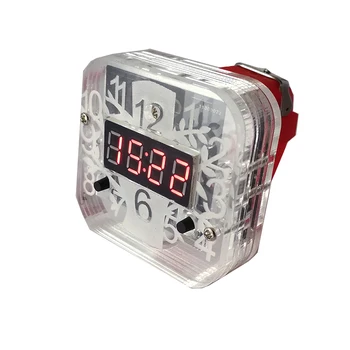Modelio Rinkinio Kūrybos elektroninių PASIDARYK pats laikrodis rinkinys, 51 vieno lusto mikrokompiuteris LED skaitmeninis vamzdžio žiūrėti praktika mokymo gamybos