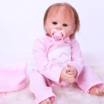 OtardDolls Bebe Reborn Lėles 48cm Reborn Baby Doll Minkšto Vinilo Silicio Naujagimių Lėlės bonecas bamblys žaislas Vaikams, Dovanos