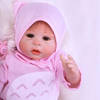OtardDolls Bebe Reborn Lėles 48cm Reborn Baby Doll Minkšto Vinilo Silicio Naujagimių Lėlės bonecas bamblys žaislas Vaikams, Dovanos
