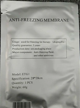 Mados Naujų Atvykimo 10vnt Antifrizas Membrana 27*30 cm 34*42cm Antifreezing Anti-užšalimo taškas Cryo Terapija