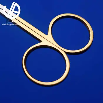 Veiklos žirklės importo nerūdijančio plieno 9.5 cm oftalmologijos žirklės chirurginės veiklos priemonė akių žirklės