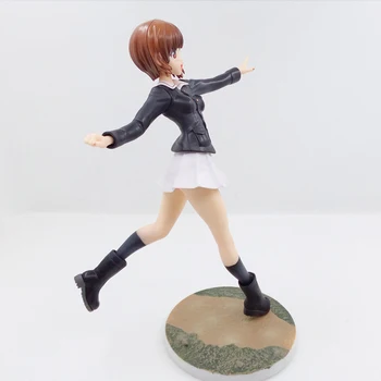 Anime Merginos und Panzer Miho Nishizumi Panzer Striukė Ver. PVC Veiksmų Skaičius, Anime Pav Kolekcijos Modelis Žaislai Dovana