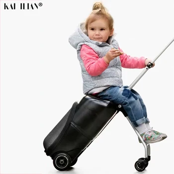 Naujas Tingus geležinkelių bagažo salono kelionės lagaminą vaikas vežimėlio atveju ant ratų kūdikių bagažo automobilis gali sėdėti carry-ons troleibuso langą
