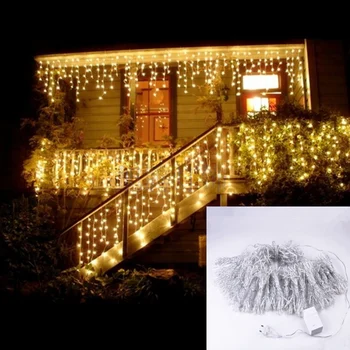 3x1/3x2/3x3m LED Užuolaidų Šviesos Eilutę Kalėdų Dekoracijas Namuose, Kalėdos, naujieji Metai Dekoro Kalėdų Papuošalai Navidad Natal