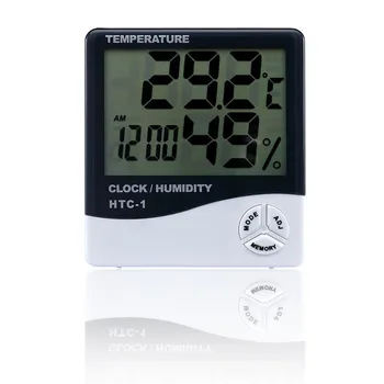 Skaitmeninis Lcd Termometras Su Drėgmėmačiu Drėgmės Matuoklis Kambario Temperatūros Patalpoje Laikrodis Termometr Btermometer Skaitmeninis 2021 Naujas