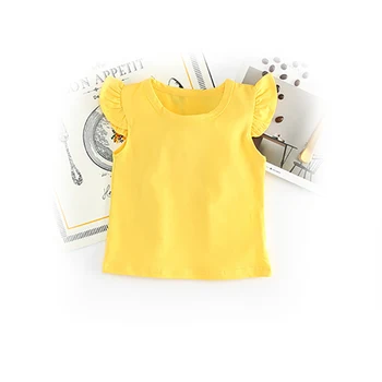 Vasarą Kūdikis T-shirt Spalvos Mergaičių Marškiniai vatos Pagaliukai Vaikams, Vaikiška Apranga Vaikams Tees 6-24M Palaidinukė