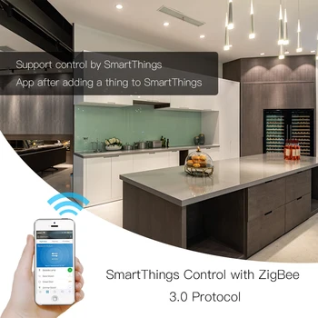 JI ZigBee3.0 Dual USB Belaidžio Lizdo Kištuką SmartThings App Nuotolinio Valdymo Echo Plius Balso Kontrolės Dirbti su Alexa 