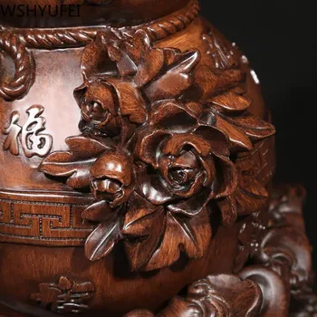 Kinijos Pasisekė Likimo moliūgas Figūrėlės Apdailos kambarį vyno kabineto studijų veranda ornamentu kūrybinė asmenybė Amatų namai