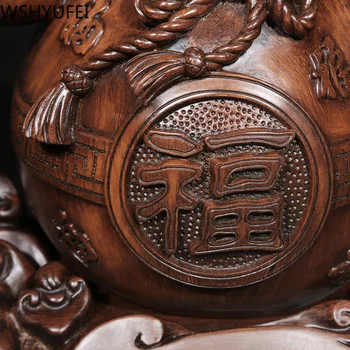 Kinijos Pasisekė Likimo moliūgas Figūrėlės Apdailos kambarį vyno kabineto studijų veranda ornamentu kūrybinė asmenybė Amatų namai