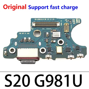 USB Įkrovimo lizdas Valdybos Samsung Galaxy S20 / S20 Plius /S20 Ultra / A20 A205U Įkroviklio Jungtį Valdybos Flex Kabelis