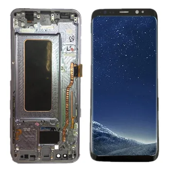SAMSUNG Galaxy S8 G950 G950F LCD Ekranas Jutiklinis Ekranas skaitmeninis keitiklis Pakeitimo 