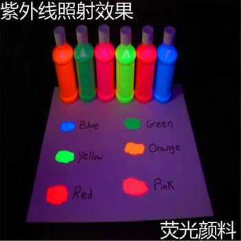 6 neoninės Spalvos Fluorescencinė Neon Pigmento Miltelių, Nagų lakas&Dažymas ir Marginimas 1 lot= 10g*6colors=60g
