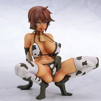 15cm minkštas kūno nusimesti Q-šešių Pieno Karvė Gyvenimo 721 statulėlės, Seksualios merginos Anime PVC Veiksmų Skaičiai žaislai Vaikams Dovanos vaikams