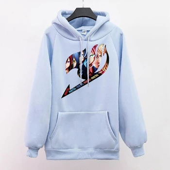 Fairy Tail Grupė Žiemos Hoodies Palaidinės vyrų Hoodie Anime Streetwear Hip-Hop Drabužius korėjos Hoodie Moterų ilgomis Rankovėmis Viršūnes