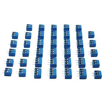 Karšto 2 Pin ir 3 Pin Varžtas Gnybtų Bloko Jungtis 5mm Pikis Arduino (Pakuotės 40pcs) EK8365