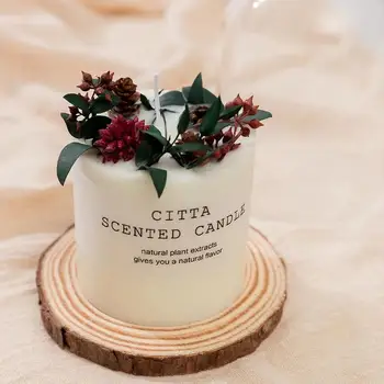 CITTA Mori Serijos Scented Candle Kvapų Sojų Vaško Žvakių, Romantiška Ramstis Žvakė Kalėdinė Dekoracija Didmeninės