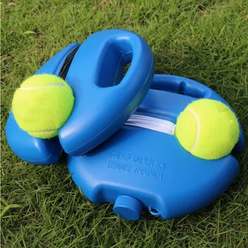 Vieną teniso savarankiškas sporto savarankiško rikošeto kamuolys su kicker multi-function ball naudotis teniso mokymo priemonė