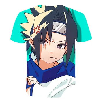 2020 Naujas Vasaros Anime Naruto Marškinėliai vyriški 3D Spausdinimo Vyrų Drabužių, Negabaritinių marškinėliai Paauglys Trumpas Rankovės Atsitiktinis harajuku Marškinėliai