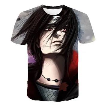 2020 Naujas Vasaros Anime Naruto Marškinėliai vyriški 3D Spausdinimo Vyrų Drabužių, Negabaritinių marškinėliai Paauglys Trumpas Rankovės Atsitiktinis harajuku Marškinėliai