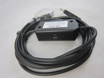 OEM USB-CIF02 PLC Kabelis,USBCIF02 už CPM1/CPM1A/2A/CQM1/C200HS /C200HX/HG/JIS ir SRM1 PLC, USB CIF02 Paramos Win7