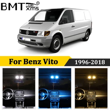 BMTxms Automobilį, LED Interjero Šviesos Kupolas Licencijos numerio ženklo apšvietimo Lemputė Canbus Mercedes Benz Vito W638 W639 W447 1996-2018 Auto Priedai