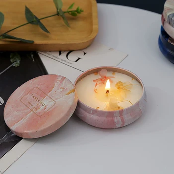 2 Dėžės Eteriniu Aliejumi Aromatizuoti Žvakės, Kaljanų Padėti Miego Valymo Oro Aromaterapija Žvakės Namuose Papuošalų, Kvepalų Produktus