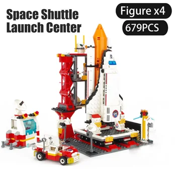 679pcs Miesto Kosmodromas Space Shuttle Pradėti Center 