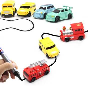 Inžinierius, Transporto priemonės Mini Magic Kelio Žaislas Sunkvežimis Vaikų Indukcinis Žaislai Pav Bakas Automobilių Pen Atkreipti Indukcijos Linijų, Geležinkelių, Automobilių