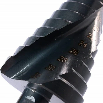 4-32mm Nitrido Padengtas Žingsnis Gręžimo Trikampis Karka Grąžto Spiralės formos Griovelio Žingsnis Core Metalo Gręžimo Skylės Gręžimo Įrankiai