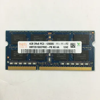 Hynix ddr3 ram 4GB 2RX8 PC3-12800S-11 DDR3 4GB 1 600mhz 1,5 V nešiojamas atminties naudojami gera conditon