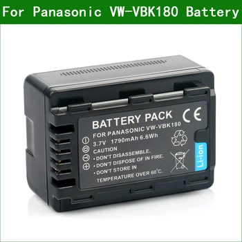 LANFULANG VW-VBK180 Baterijos Ir baterijos Įkroviklio Panasonic HDC-TM40 SDR-T76 SDR-S71 HDC-TM41 HDC-HS80